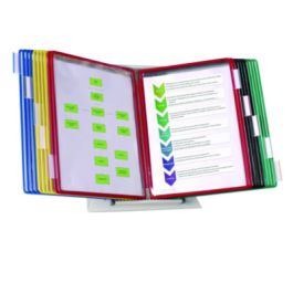 Desktop Reference Starter Set with Display Pockets, 20 Pockets