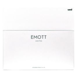 EMOTT ever fine Porous Point Pen, Stick, Fine 0.4 mm, Assorted Ink Colors, White Barrel, 40/Pack