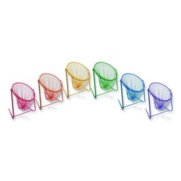 Multipurpose Target Net Set, 16" x 12.5", 15" Diameter, 6 Assorted Color Nets