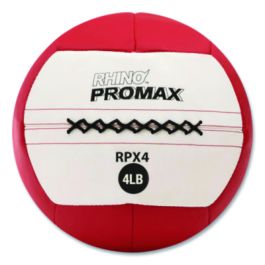 Rhino Promax Medicine Ball, 4 lb, Red