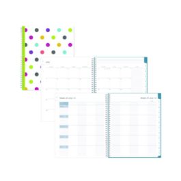 Teacher Dots CYO Cover Weekly/Monthly Lesson Planner, 2025 to 2026, Nine Classes, Multicolor Cover, (70) 11 x 8.5 Pages