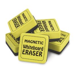 Magnetic Whiteboard Eraser, 2 x 2 x 1, 12/Pack