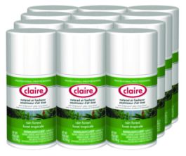 Metered Air Freshener, Rain Forest, 11 oz Aerosol Spray, 12/Carton