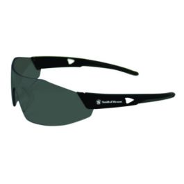 44 Magnum Safety Glasses, Black Frame, Black Lens, 12/Box