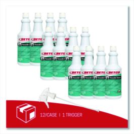 Green Earth Peroxide Cleaner, Fresh Mint Scent, 32 oz Bottle, 12/Carton
