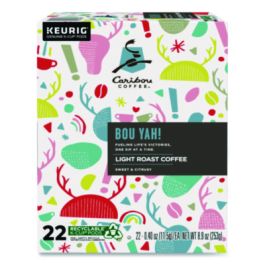 BOU YAH K-Cup Pods, Light Roast, 22/Box