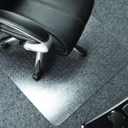 Cleartex Ultimat Chair Mat for High Pile Carpets, 60 x 48, Clear