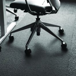 Cleartex Ultimat XXL Polycarbonate Square General Office Mat for Carpets, 60 x 60, Clear