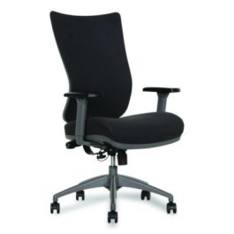 Revive Shiatsu Ergonomic Mesh Swivel Massage Chair, Supports Up to 275 lbs, 19.75" to 22.75" Seat Height, Black Seat/Back