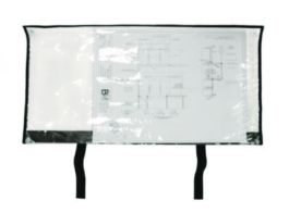 Large Document Protection Blueprint Plan Holder, Holds ARCH E (36" x 48"), Clear