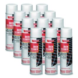 Champion Sprayon Oven Cleaner, 18 oz Aerosol Spray, 12/Carton