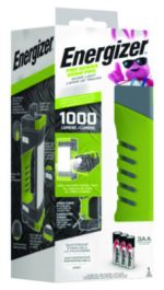 Pro Series Work Light, Rechargeable Lithium Ion/3 AA Batteries (Included), Gray/Green