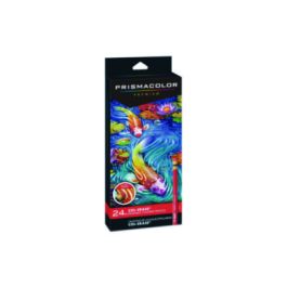 Col-Erase Pencil with Eraser, 0.7 mm, 2B, Assorted Lead and Barrel Colors, 24/Pack