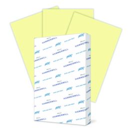 Colors Print Paper, 20 lb Bond Weight, 11 x 17, Canary, 500/Ream