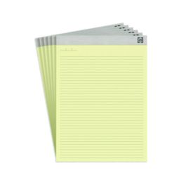 Notepads, Narrow Rule, 50 Canary Yellow 8.5 x 11.75 Sheets, 6/Pack