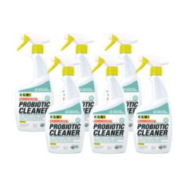 Commercial Probiotic Cleaner, Lemon Scent, 32 oz Spray Bottle, 6/Carton