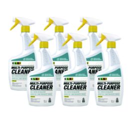 Multi-Purpose Cleaner, Lemon Scent, 32 oz Bottle, 6/Carton