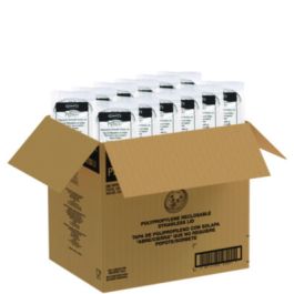 Prima Strawless Plastic Lids, Fits 30 oz to 32 oz Cold Cups, Clear, 100/Sleeve, 12 Sleeves/Carton
