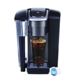 K1550 Single-Serve K-Cup Brewing System, with Brew Over Ice, Black