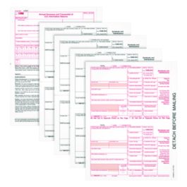 4-Part 1099-DIV Tax Forms with Tax Forms Helper, Fiscal Year: 2024, 4-Part Carbonless, 8 x 5.5, 2 Forms/Sheet, 24 Forms Total