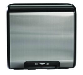 TrimLineSeries QuietDry Surface-Mounted ADA Automatic Hand Dryer, 115 V, Satin Stainless Steel