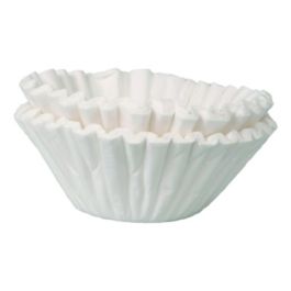 Coffee/Tea Brewer Dual Purpose Filters, 1.5 gal Urn Style, Flat Bottom, 50/Cluster, 10 Clusters/Carton