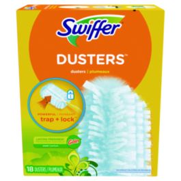 Dusters Refill, Dust Lock Fiber, Blue, Gain Original Scent, 18/Pack