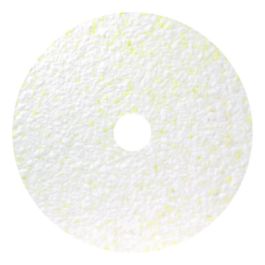 Toro Floor Pad, 14" Diameter, White/Brown/Yellow, 2/Carton