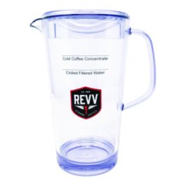 Cold Coffee Pitcher, 64 oz, Purple Handle