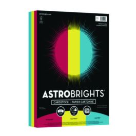 Color Cardstock -"Primary" Assortment, 65 lb Cover Weight, 8.5 x 11, Assorted Primary Colors, 150/Pack