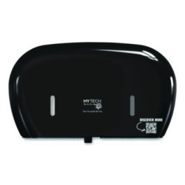 HyTech Seas Mini JRT Twin Dispenser, 5.5 x, 15.7 x 9.8, Black