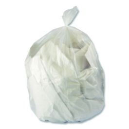 Linear Low-Density Can Liners, 16 gal, 0.5 mil, 24" x 32", Clear, 500/Carton