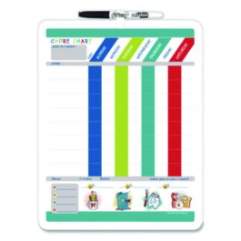 Magnetic Dry-Erase Colors Chore Chart, 11 x 14