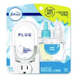 PLUG Air Freshener Warmer Start Kit, Clear/White