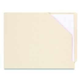 File Pocket, End Tab, Letter Size, Manila, 100/Box