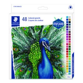 Colored Pencils, 4 mm, Assorted Lead/Barrel Colors, 48/Set