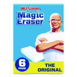 Magic Eraser, 2.3 x 4.6, 1" Thick, White, 6/Pack, 6 Packs/Carton