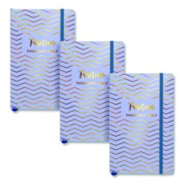 Journal, 1-Subject, Medium/College Rule, Blue Haze Cover, (96) 8.3 x 5.8 Sheets, 3/Pack
