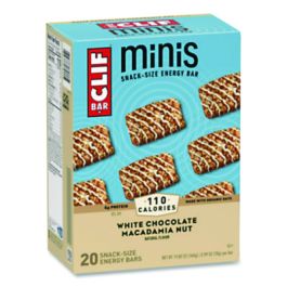 Energy Bar Minis, White Chocolate Macadamia Nut, 1 oz, 20/Box