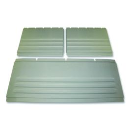 Utility Cart Replacement Parts, Panel Kit, For Rubbermaid FG4092, FG4093, FG4094, Plastic, Gray