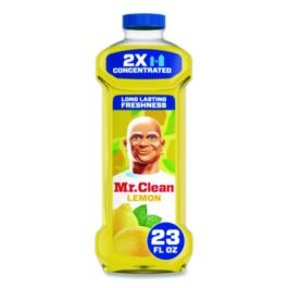 Multi-Surface Antibacterial Cleaner, Lemon Scent, 23 oz Bottle, 6/Carton