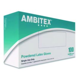 L5101 Series Powdered Latex Gloves, 4 mil, X-Large, Cream, 100/Box