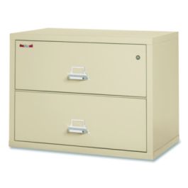 Insulated Lateral File, 2 Legal/Letter-Size File Drawers, Parchment, 37.5" x 22.13" x 27.75"
