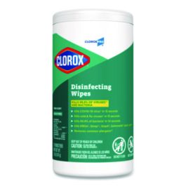 Disinfecting Wipes, 1-Ply, 7 x 8, Fresh Scent, White, 75/Canister