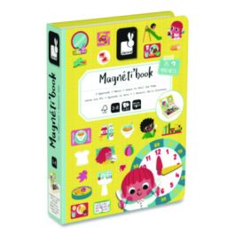 Magneti'books, Learn to Tell the Time, 91 Pieces (16 Cards, 75 Magnetic Shapes), Ages 3 to 8