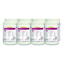 Dispatch Hospital Cleaner Disinfectant Towels w/Bleach, 1-Ply, 6.75 x 8, Unscented, White, 150/Canister, 8 Canisters/Carton