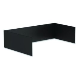Backboard Accessory for Suncast Commercial Housekeeping Carts HKC1000/HKC2000, Steel, Black, 6/Pack