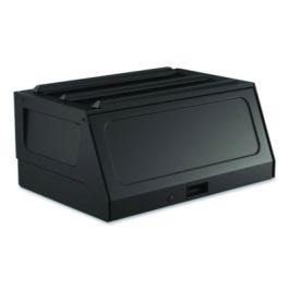 Lockable Hood Accessory for Suncast Commercial Full-Size Housekeeping Carts HKC1000/HKC2000, Plastic, Black