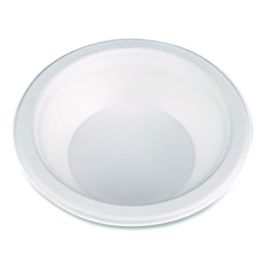 ChampWare Molded Fiber Tableware, Bowl, 12 oz, White, 125/Sleeve, 8 Sleeves/Carton