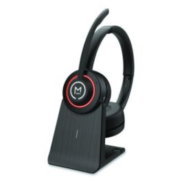 Sanctuary Wireless Noise Canceling UC Headset with Boom Mic HS6750ANC, Binaural, Over the Head Headset